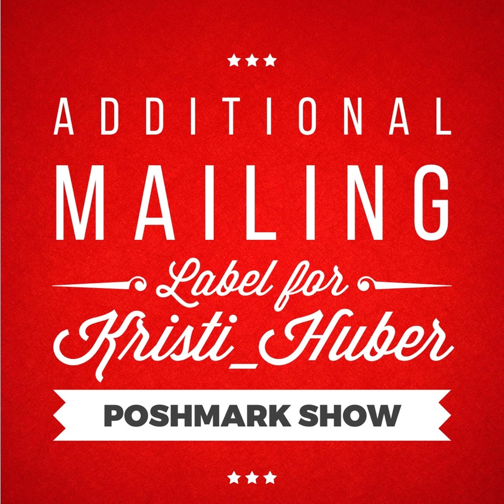 Additional Mailing Label ❤️✨